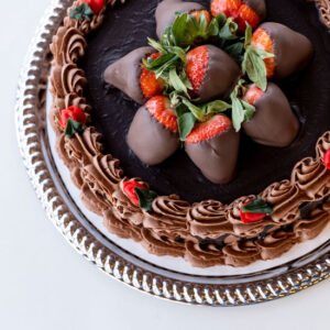 Chocolate-Covered Strawberry Cheesecake