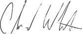 Chad White signature